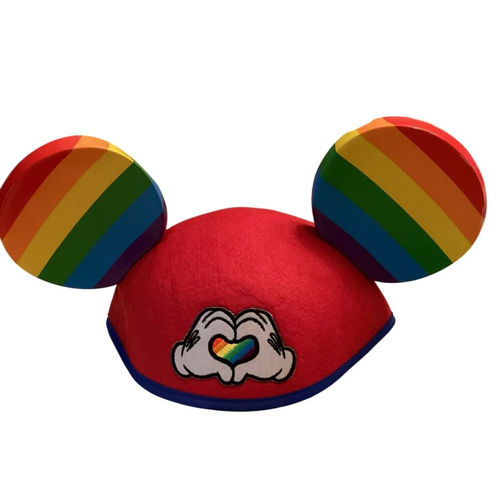 NWT Disney Parks Disney Pride Collection Ears Hat Mickey Mouse LGBT+ Rainbow